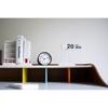 El Commune Bauhaus Gene Alarm Clock, Bayer Alarm RO, Black, DCL-008