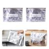 Reusable Aluminum Foil Freezer Safe & Leak Proof Stand Up Storage Bags with Label Fresh-keeping Bags for Meat Seafood Vegetables