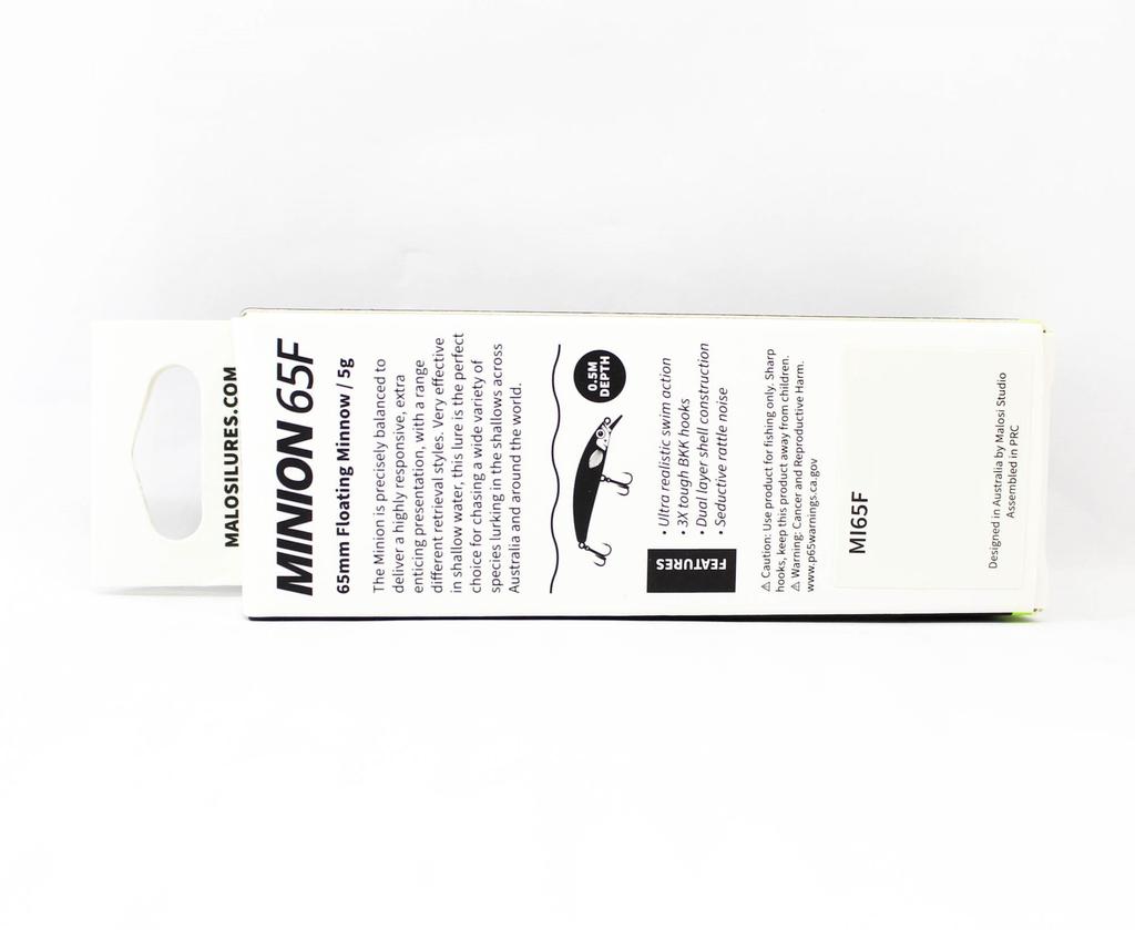 Malosi MI65F-NE Minnow Micro Minnion 65F Floating Lure Mamba (0245)