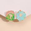Playful And Artistic Dopamine Girl Brooch In Colorful Flower And Ocean Animal Designs For Everyone