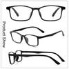 Crystal Reading Glasses For Men Women Anti Scratch Black Red