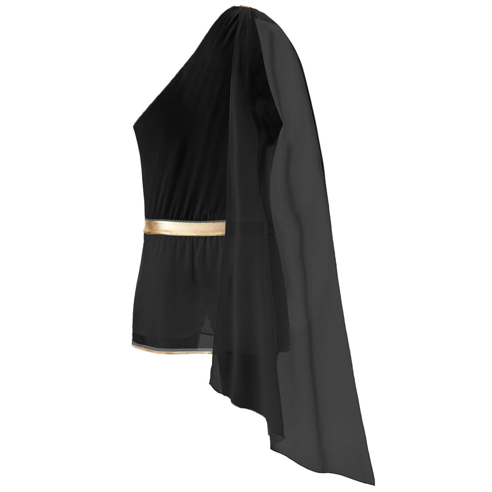 

Mens Mr Toga Costume Halloween Cosplay Jumpsuit One Shoulder Shorts Slit Skirt Bodysuit Nightclub Dress Up S чорний