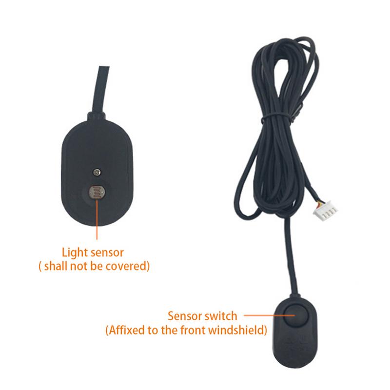 Automatischer Lichtsensor Universelles 12V Autosystem Automatische Steuerung Lichtsensor Automatischer Lichtsensor Hauptsteuerung für Fahrzeug SUV