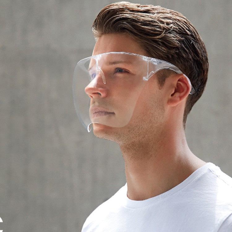 Anti-Fog High-Definition Face Shield: Transparent, Windproof, Dustproof, and Splash-Resistant Protection Mask