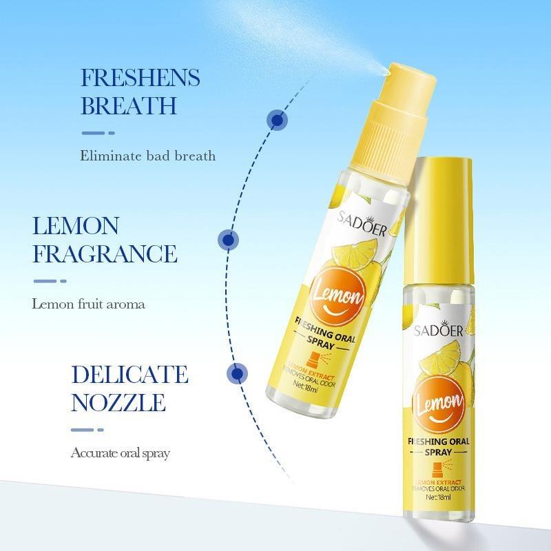 Mouth Freshener Spray Oral Spray Remove Bad Breath Long Lasting Fruity Portable Breath Freshener Refreshing Oral Care Products