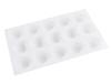 Silicone Heart Shaped Monoportion Mold 15 Nests Desserts Mousses Pralines