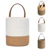 Hanging Basket Round Multi-purpose Woven Wall Rope Basket for Home
