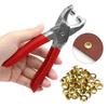 Heavy Duty Leather Punching Pliers Carbon Steel Leathercraft Hole Puncher For Belts Making Metal Grommets Paper Craft
