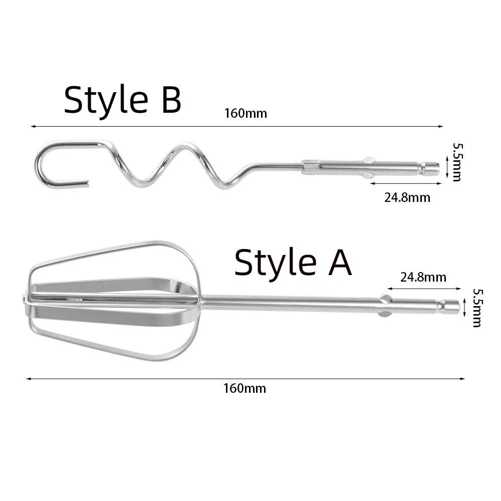 1 Pc Stainless Steel Electric Egg Beater Stirring Hook Electric Mixer Replacement Parts Cream