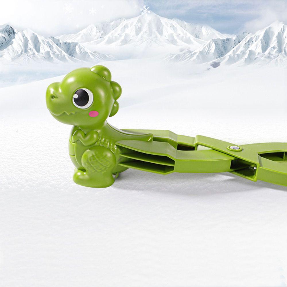 Early Education Dinosaur Snowball Maker Mold Montessori Sand Making Mould Outdoor Winter Toy  Girls