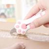 Cute Cat Paw Sharp Box Cutters Mini Portable Cat Claw Utility Knife Creative Hand Account Decor Paper Cutting Tools Art Supplies