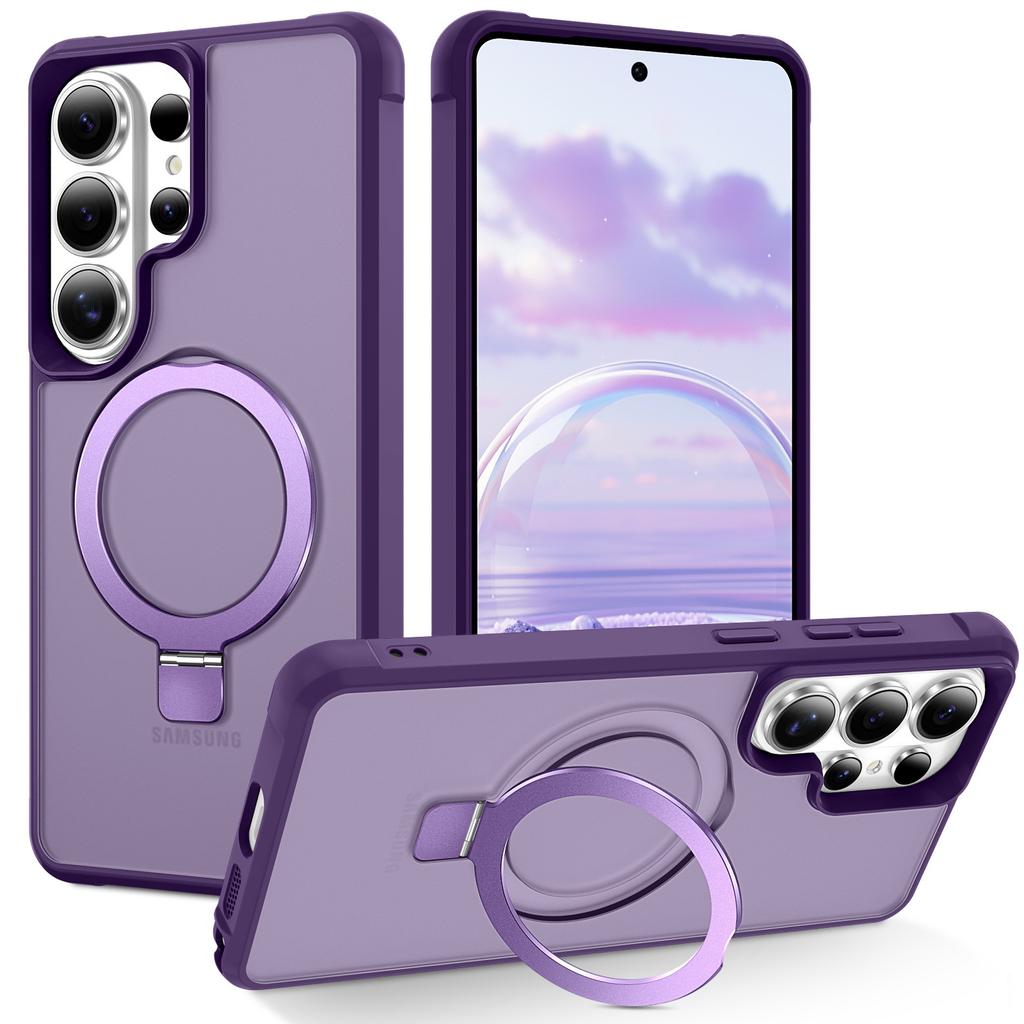 Case for Samsung S26 Plus Ultra Magnetic Mounting Bracket Protective Case Wireless Charging Full Coverage Plain Shock Proof