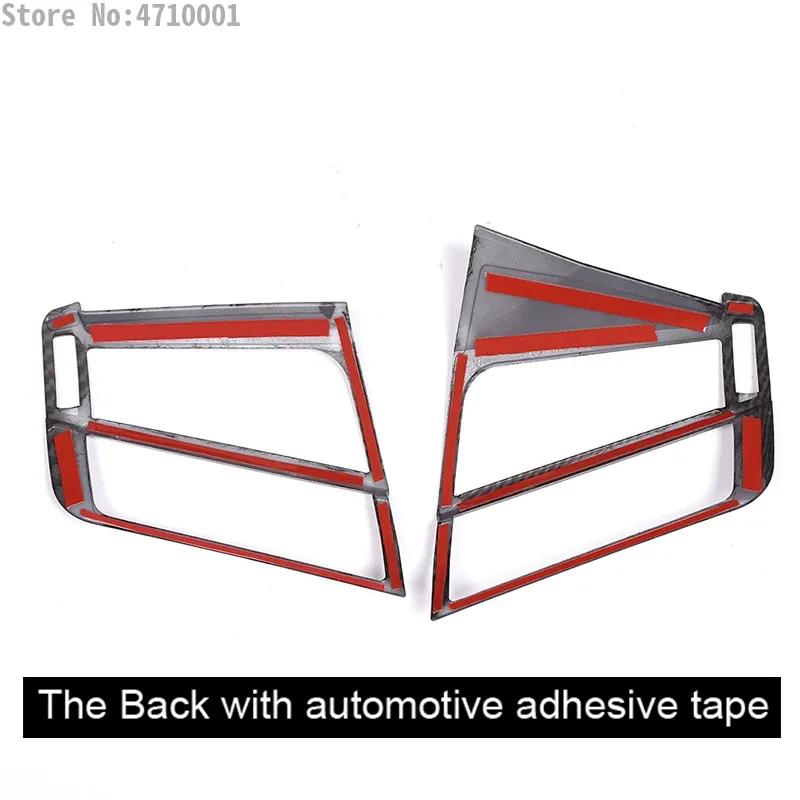 For BMW X5 F15 X6 F16 2014-2018 ABS Carbon Car Air Condition Two Side Outlet Vent Frame Cover Trim Interior Car Accessories