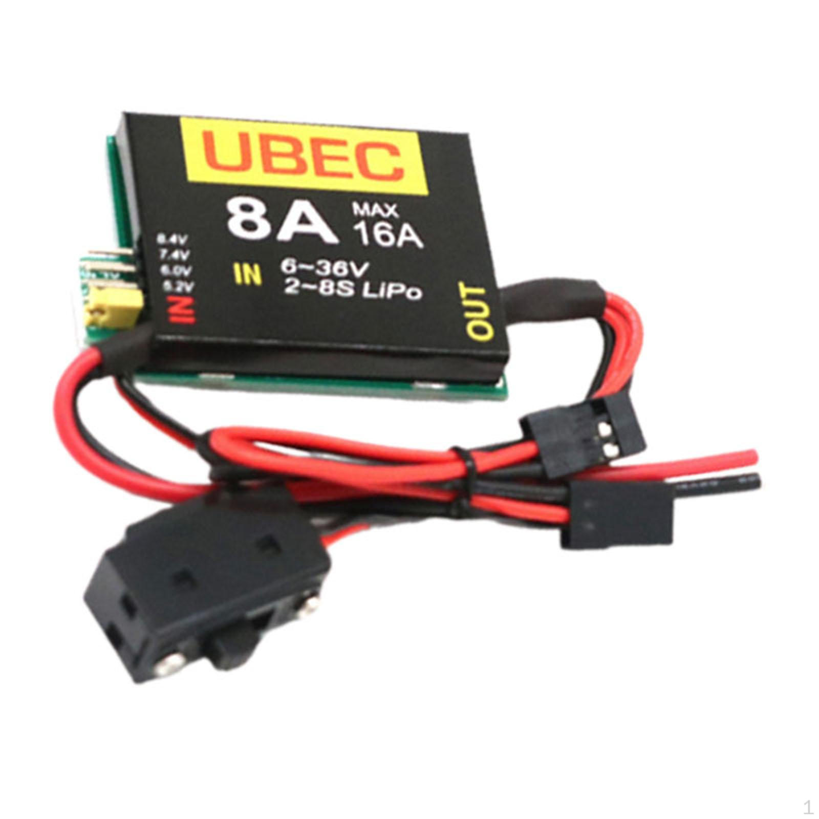 

-Модуль живлення RC, модуль регулятора напруги 5.2V/6.0V/7.4V/8.4V, запасна частина для 8A