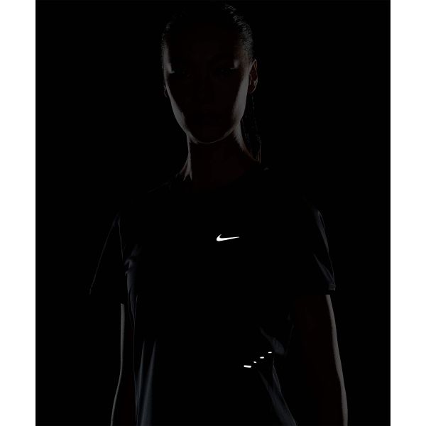 Nike Logo Round Neck Pullover Short Sleeve Breathable T-Shirt Women T-Shirt Black HM9699010