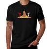 Kopie Von Kronk Ein Königreich Für Ein Lama Schulter Teufel Und Engel T-Shirt Lässiger Street Style Kurzarm T-Shirt