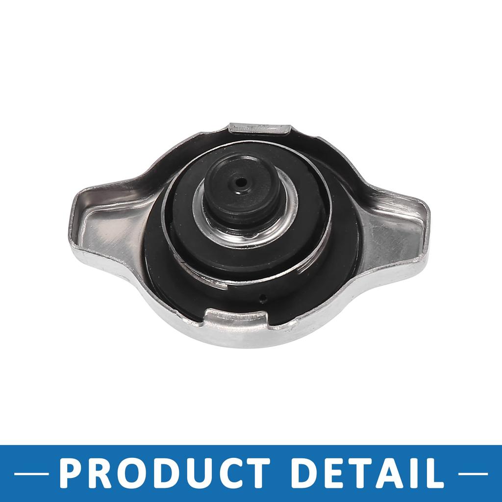 A ABSOPRO Radiator Cap 88kPa Engine Reservoir Cap Fits 16401-20353 Toyota Corolla Fits 1980-2015 Easy Installation Metal Silver Tone
