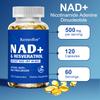 Nicotinamid-Adenin-Dinukleotid-Nahrungsergänzungsmittel, Mit Vitamin B3, 120 Weichkapseln pro Flasche