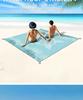 Sea Turtle Beach Mat: Waterproof, Sandproof, Portable, Quick-Drying, Seats 4-6 for Outdoor Camping & Picnic.
