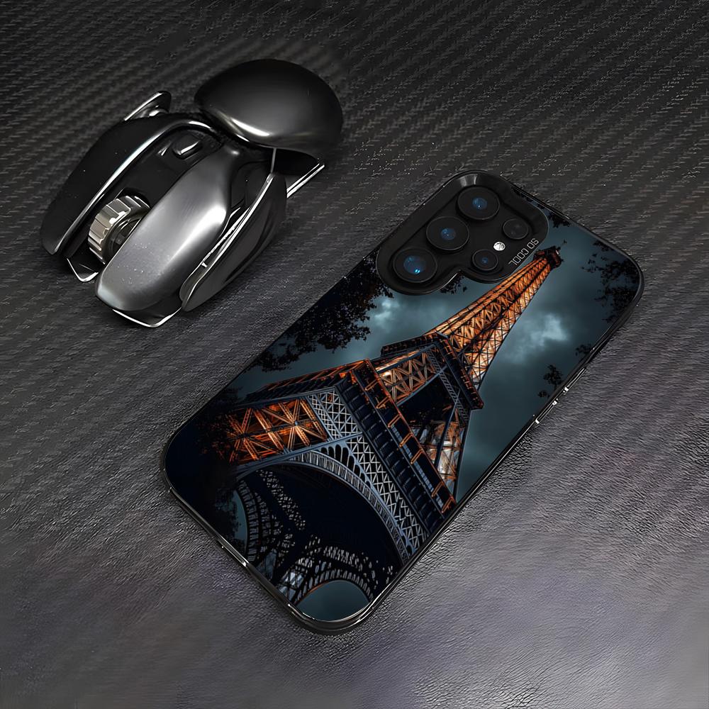 Eiffel Tower Paris Phone Case For Samsung A25 A33 5G A54 A36 A35 A56 A52 A14 Shockproof Colorful Cover