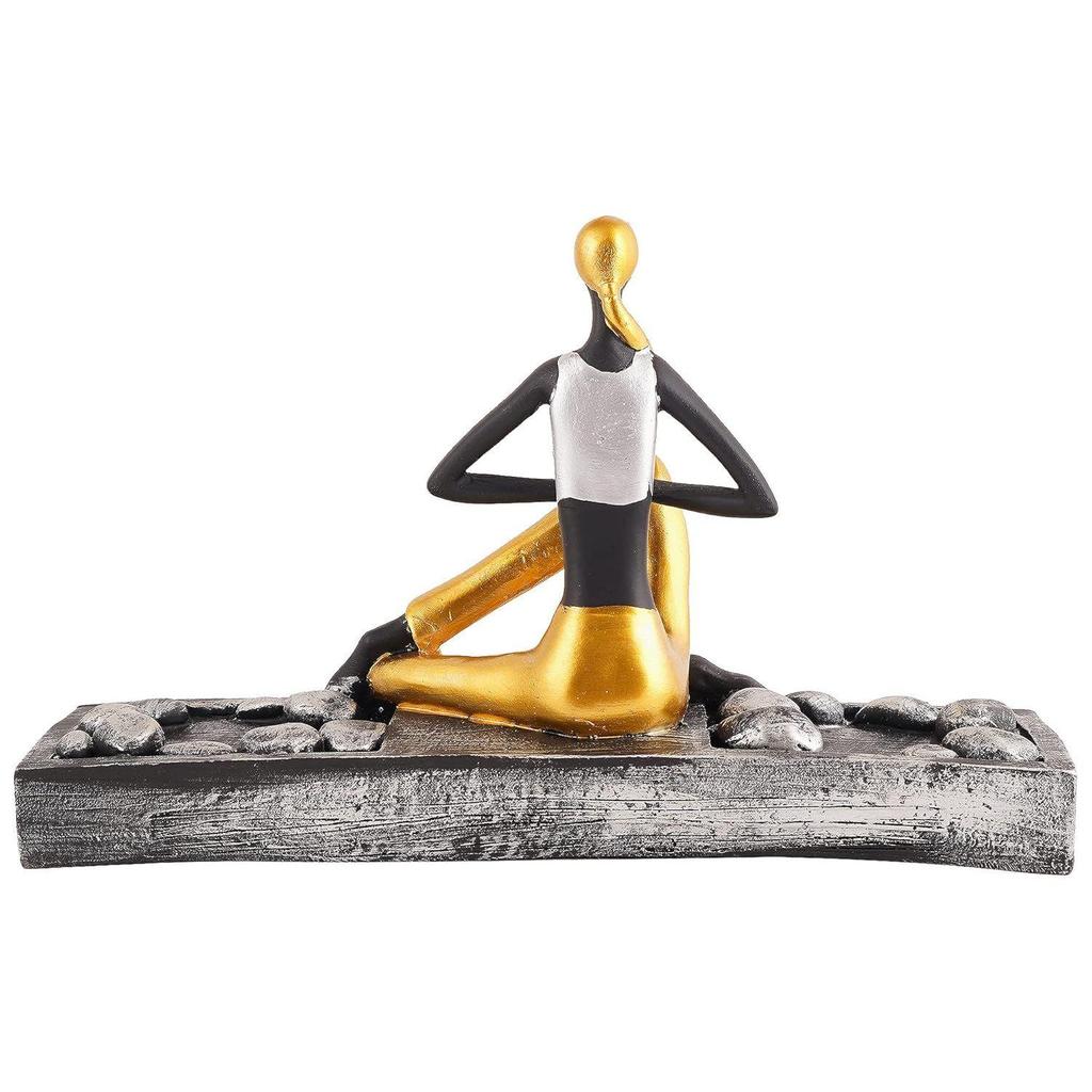 Yoga Lady Home & Office Decor showpiece