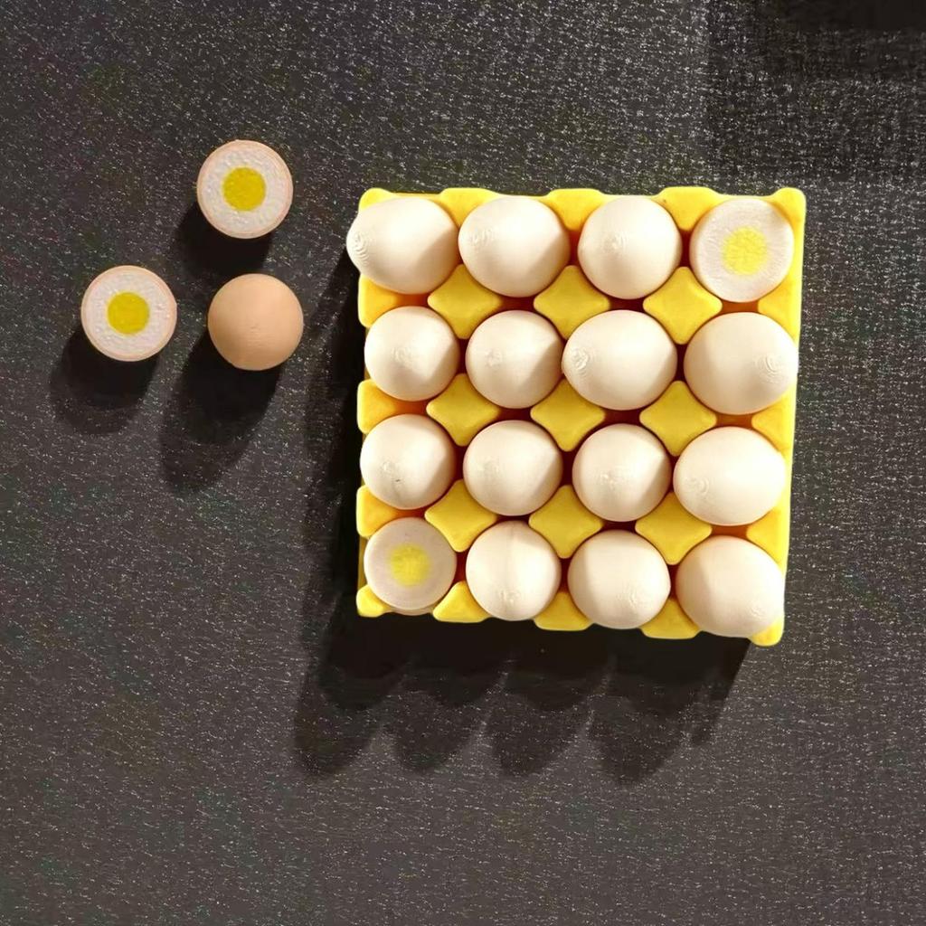 Food Shaped Egg Carton Magnets, Funny Refrigerator Decor Magnets, Cute Kitchen Accessories for Women Men Fridge Magnets