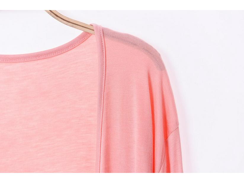 Plus Size Spring/Summer Sun Protection Modal Beach Cover-Up Cardigan for Women