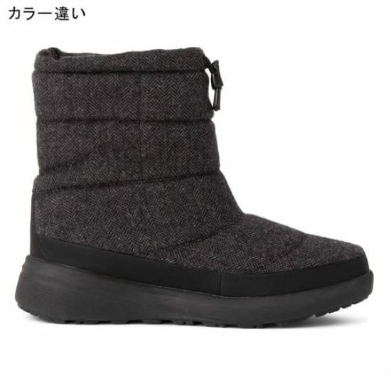 The North Face Nuptse Bootie WP Waterproof VIII Winter Pine Cone Cone Size cm Women's Boots, NFW52272, Brown/Pine Brown, 22.0