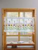 Small Flower Embroidery Hairball Short Curtain Kitchen Living Room Cabinet Blockout Partition Curtain Tulle Small Curtains