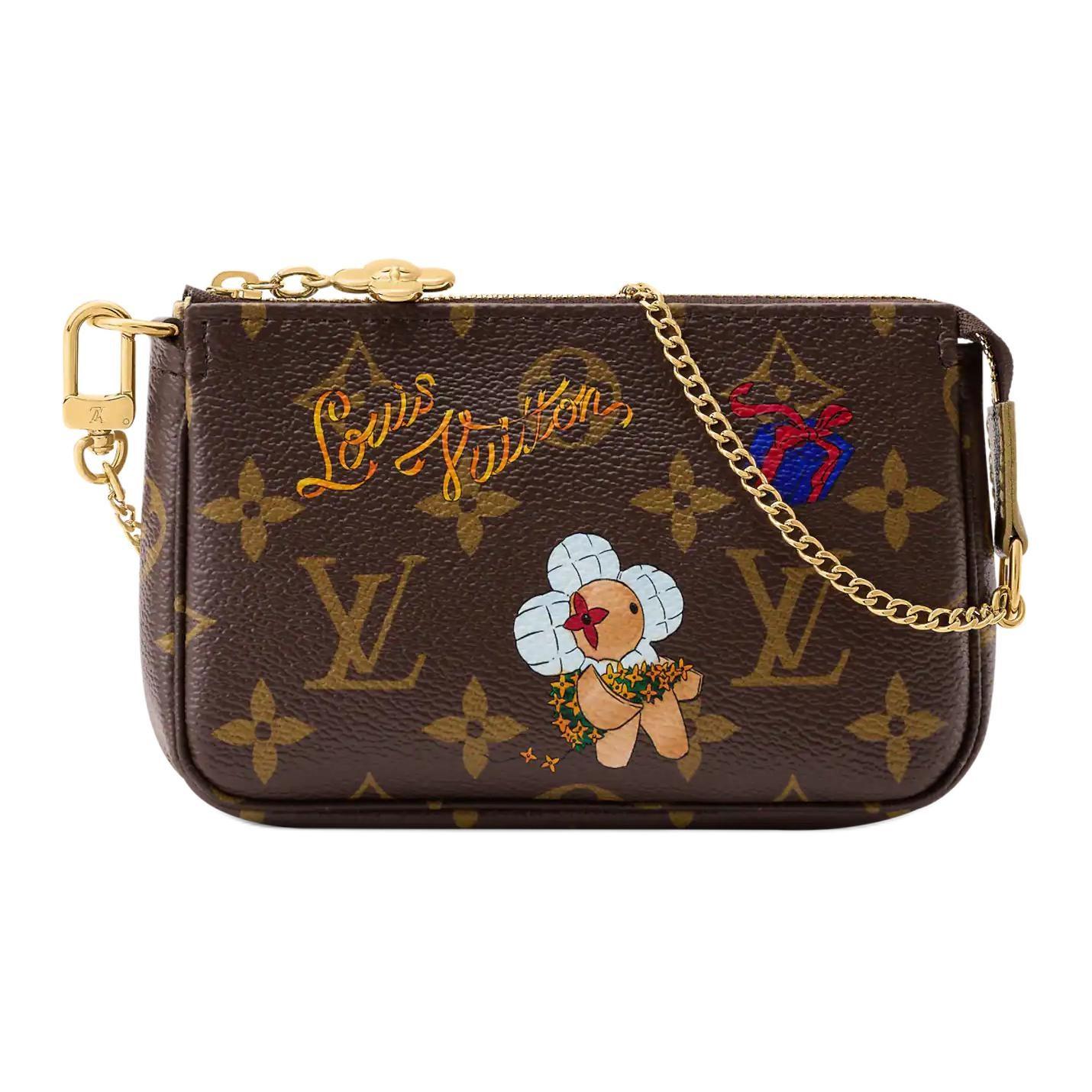 LOUIS VUITTON POCHETTE ACCESSOIRES Coated Canvas