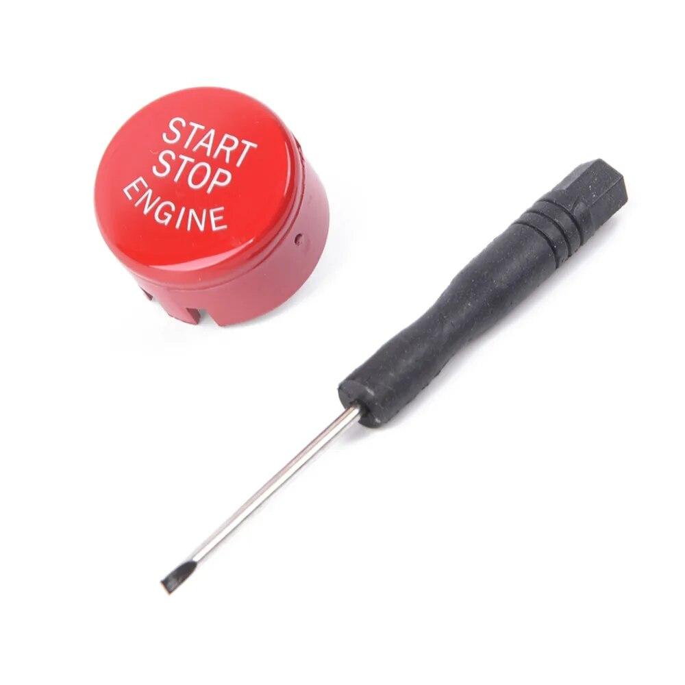 Red Engine Start Stop Button Cover For BMW F10 F20 F30 F Classis Car Accessories Parts