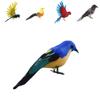 Realistic Bird Decoration Polyethylene Feathered Figurine for Christmas Party and Halloween Home Decor