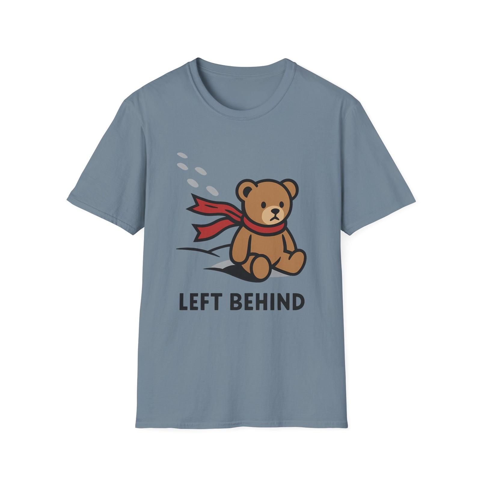 Unisex Softstyle T-Shirt Mens Womens Tees Top Christmas Teddy Bear Snow Winter Gift Cozy Holiday Tee S