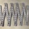 1.1m 10-Fold Metal Rivet Hot Stamping Plastic Woodworking Ruler, Fiberglass Reinforced