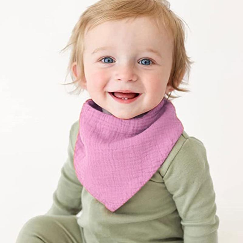 3pcs Organic Cotton Infant Bandana Bib And Pacifier Holder Combo Includes Washable Storage Pouch Baby Shower Gift Set