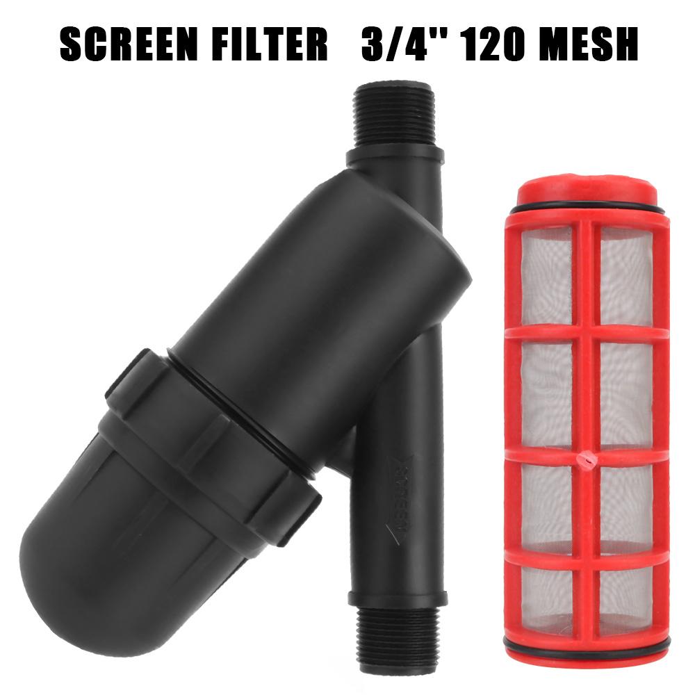 3/4 Inch Sprayer Water Filters 120 Mesh Stainless Steel Net Irrigation Drip Fountain Tools Garden Watering Screen Filter
