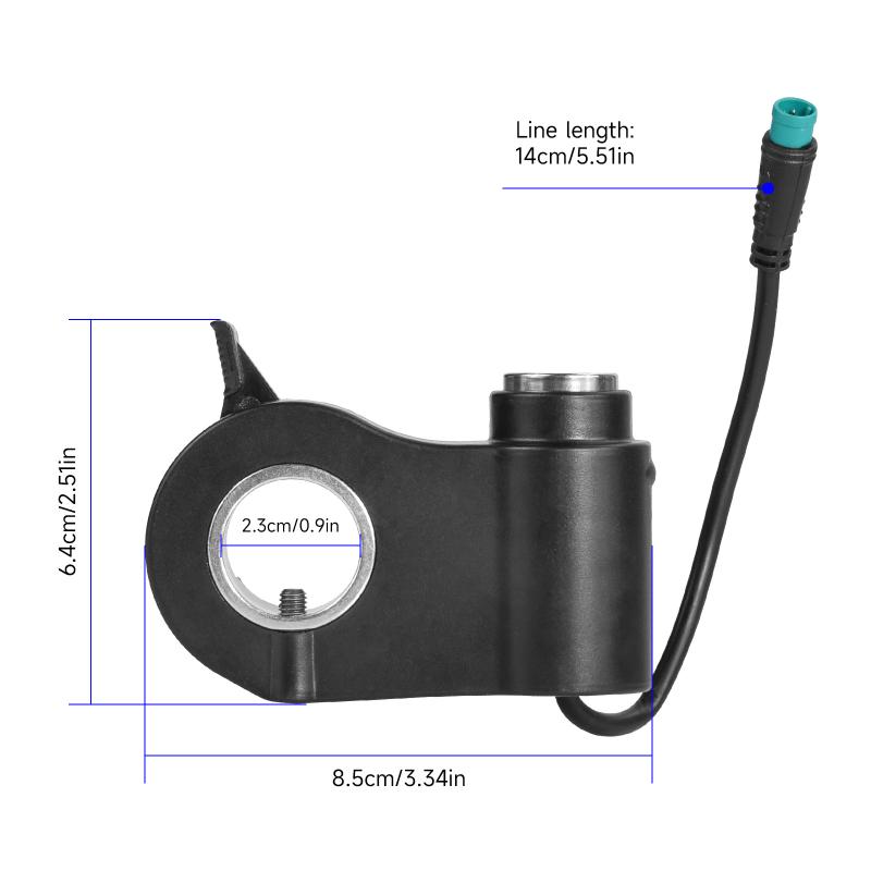 1Pc Electric Scooter Speed Dial Control With Lock Key Thumb Throttle Accelerator 5pin Finger Trigger For Kukirin G2 Max/G2 Pro"