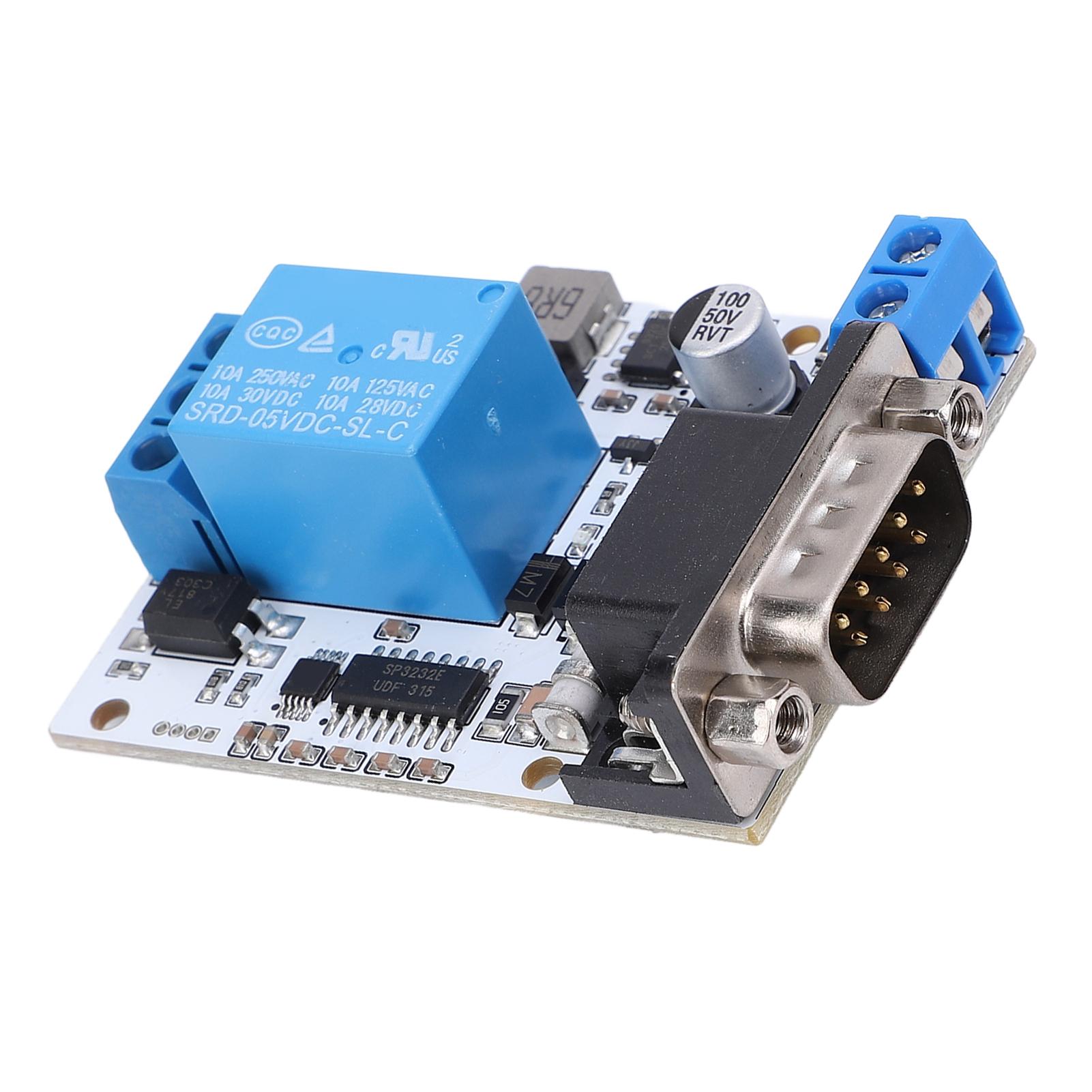 

RS232 Relay Module Opto Single Channel Serial Port Control Relay Module 8 Bit MCU SP3232