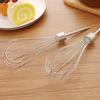 Stainless Steel Egg Beater 12 Wire Eggs Frother Handmade Dessert Supplies For Blending Whisking Beating Stirring