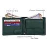 Oliver Green Leather Wallet & Pen Combo Gift Set for Men