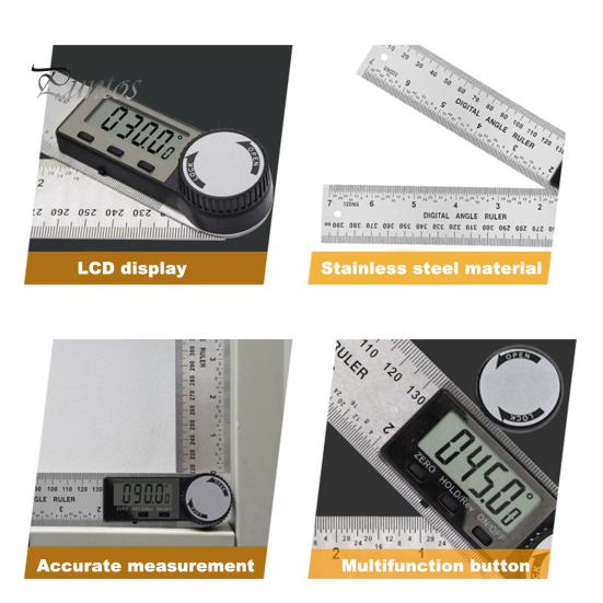 Angle Ruler Measuring Tool Digital Display Easy To Read High Accuracy Multipurpose Precision Angle Gauge Measuring Tool