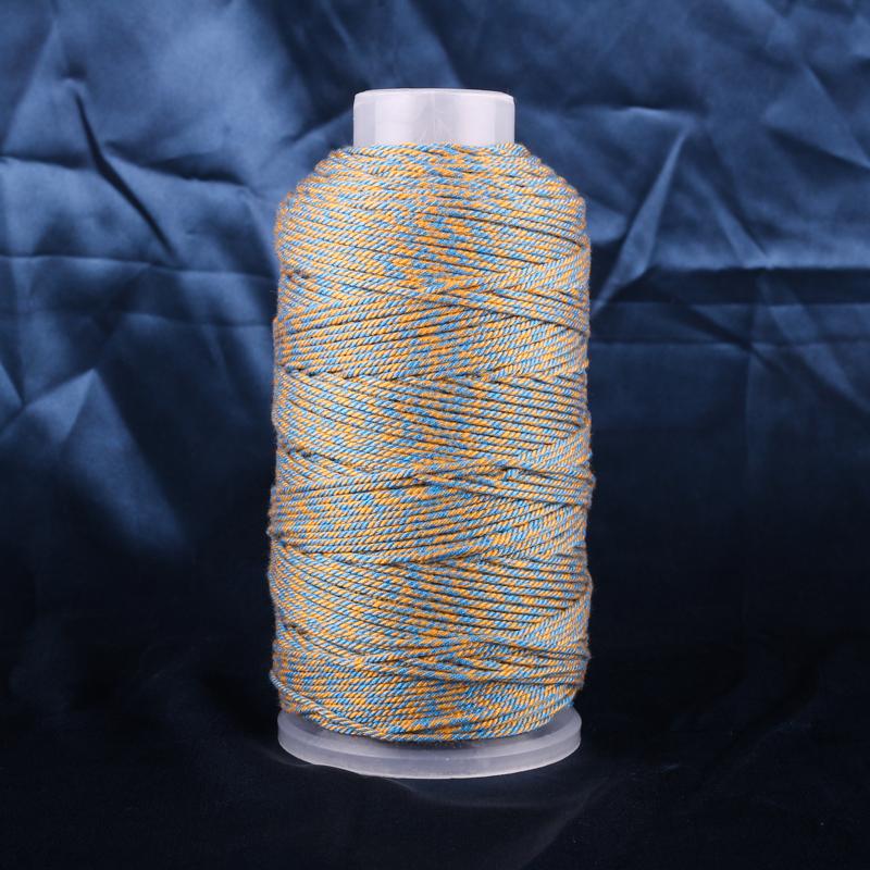 Qs Hand-Rubbed Cotton Thread 18 Strands Of Section Dyeing Gradient Diy Hand-Woven Bracelet Bracelet Rope Play Thread Rope Beading Matching