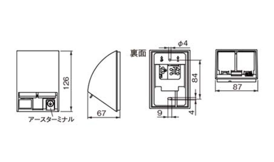 Panasonic Smart Grounding Waterproof Double Outlet with Protective Cover and Earth Terminal for Both Exposed and Recessed Use White Silver WK4672S