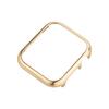Accessories for Apple Watch Case 45mm 46mm Metal Bumper Protective Cover Frame for iWatch 10 Series 7/6/5/4 Cases Aluminum Gold