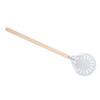 Pizza Shovel with 60cm Removable Wood Handle NonSlip Round Pizza Spatula Kitchen Utensils(7in )