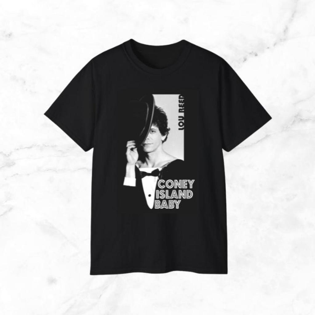 lou Reed Coney Island Baby T-Shirt | Unisex Cotton Concert Tee