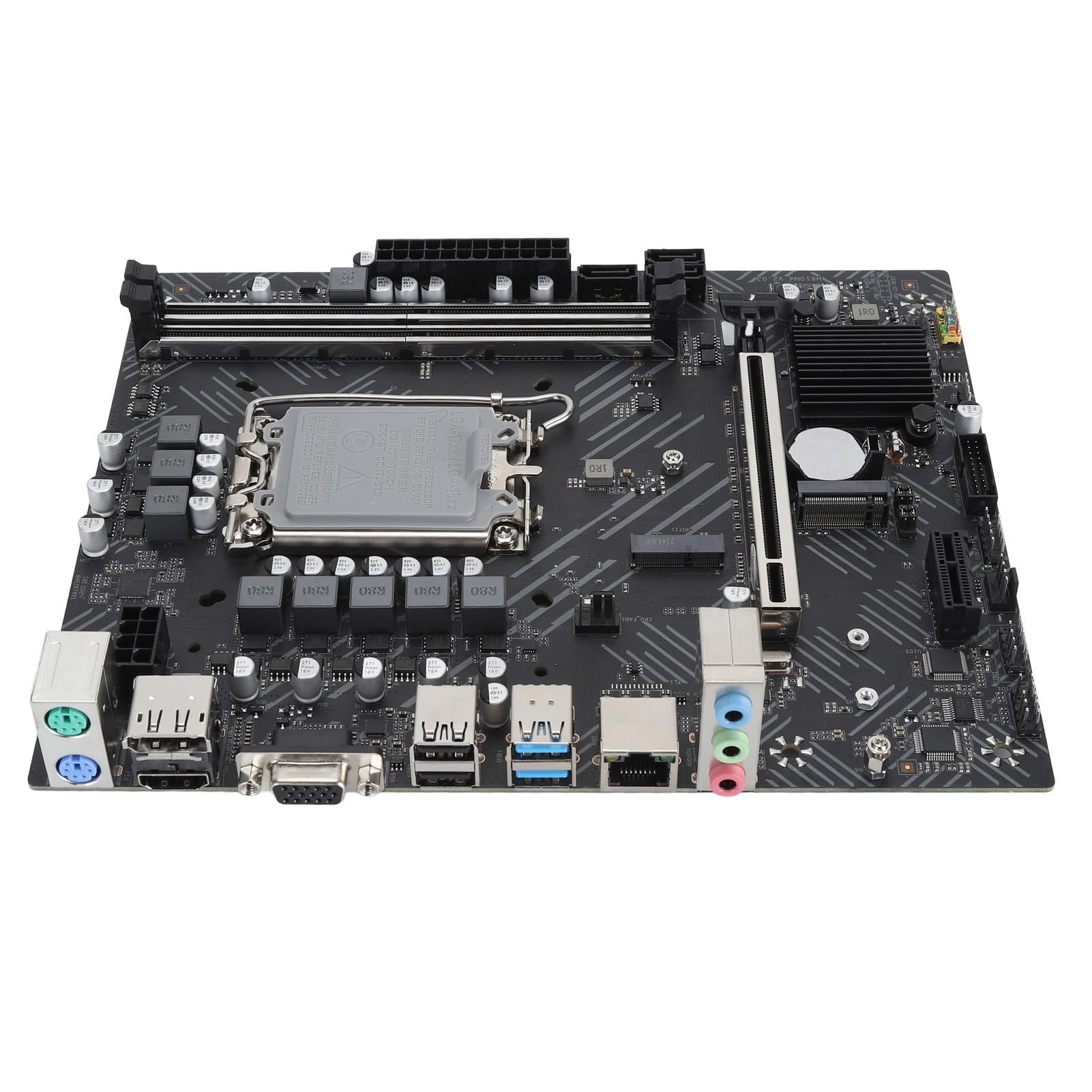 

Desktop PC Motherboard With DDR4 2133HMz Memory Kit PCIe 4.0 X16 Slot NVME M.2 Port LGA1700 Pin ATX