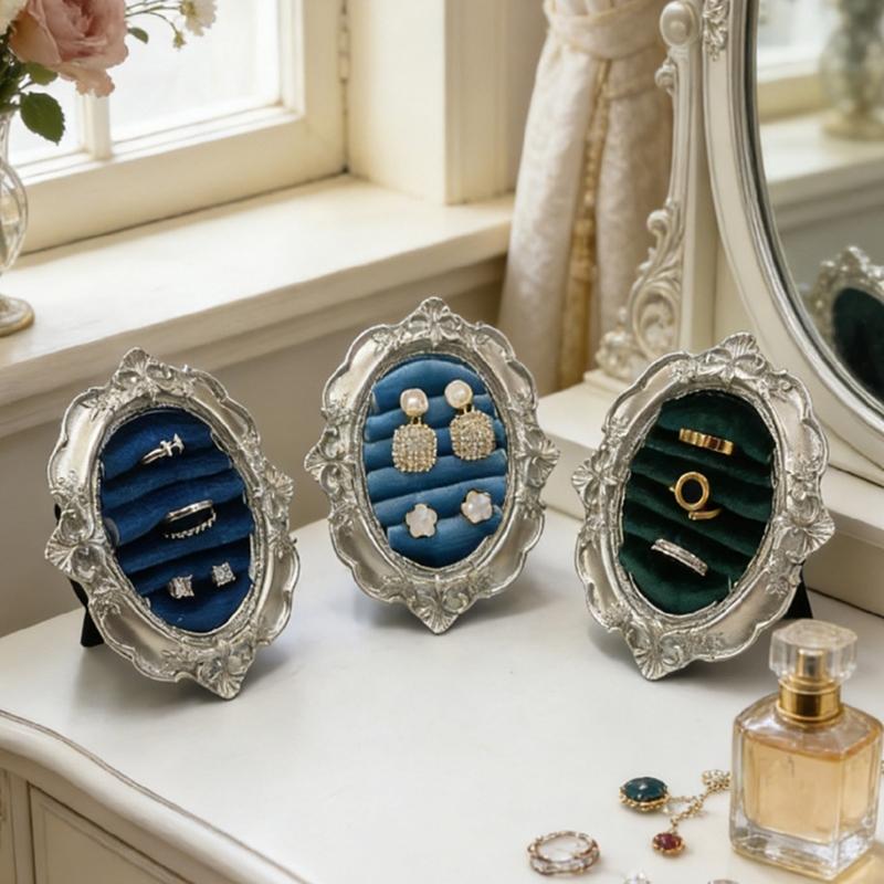 Elegant Resin Jewelry Display Stand For Necklaces Earrings And Bracelets