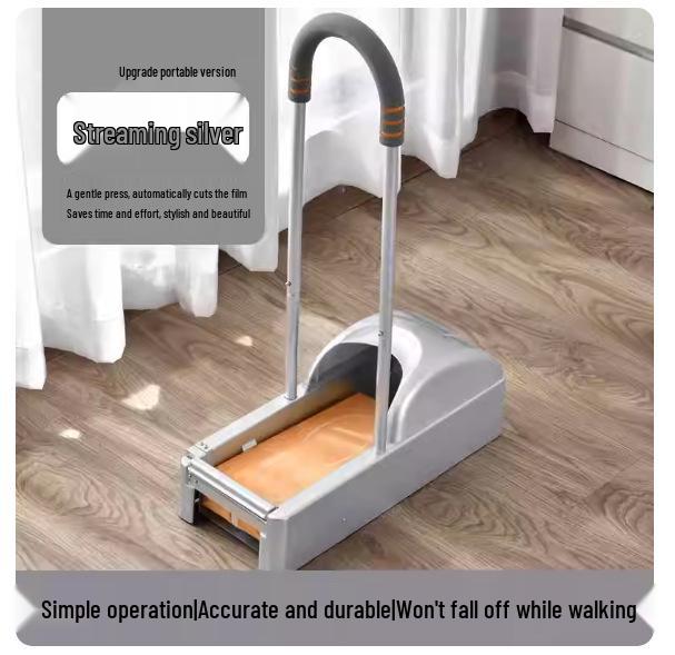 Automatyczna maszyna do nakładania ochraniaczy na buty obsługiwana stopą: Nowy model do ochrony podeszwy butów domowych