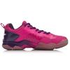 Li Ning Sound Explosion Strapazierfähig Atmungsaktiv Niedrig geschnitten Badminton Schuhe Damen Sneaker Hellrosa AYZN006-2